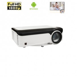 CRE X2001 Native FULL HD 1920*1080P Home theater android 7.1 wifi airplay led lcd projector