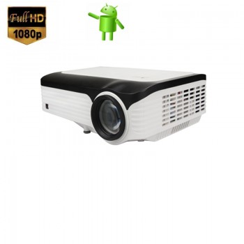 CRE  30000 Lumens Video Projector Full HD 1920*1080 Android Projector With WIFI Bluetooth Android  7.1 OS LED Beamer