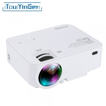 Touyinger Everycom X5 Mini LCD Projector Android Wifi Optional 1500 Lumens Home theater VGA HDMI USB Portable Video Beamer