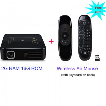 Support 4K Android7.1.2 Mini dlp Projector smart handheld beamer 8000mAh Battery HD 1080P Home Proyector Miracast Airplay Eshare