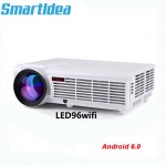 SmartIdea LED Home Cinema Android 6.0 WiFi Projector with led 5500lumens Brightness Multimedia LCD Video Games HDMI Proyector