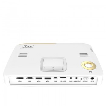 LED Portable Projector 2000LM Mini HDMI Business Home Media Player 4K HD Intelligent Multimedia Game Projector Home Cinema China