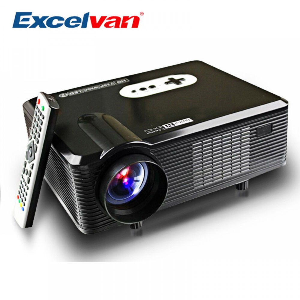 Excelvan CL720 CL720D LED Projector 3000 Lumens 1280 x 800 HD LCD Projector TV Interface For Cinema Home Entertainment PK GP90