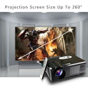 Excelvan CL720 CL720D LED Projector 3000 Lumens 1280 x 800 HD LCD Projector TV Interface For Cinema Home Entertainment PK GP90