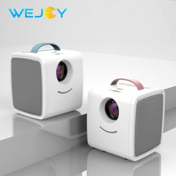 Wejoy LCD Projector W-S1 Childrens Proyector for Christmas Gift LED Pocket Projector Mini Video 320x240P Projector Media Player