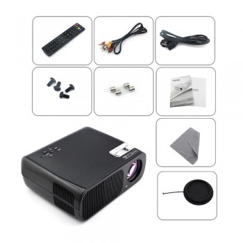 TouYinger BL20 LED Projector 2600 Lumen Home Theater Support Full HD video Projector With USB/HDMI/ ATV/ AV/ VGA beamer