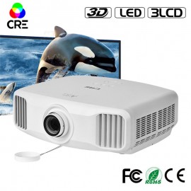 TOP quality 3d home cinema movie projector 3300 lumens full hd 1920*1200 short throw 4k projector