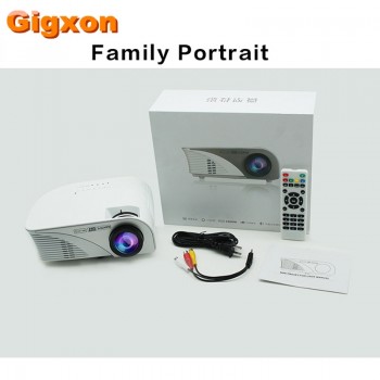 Gigxon - G8005B NEW fashion Product mini projector big 7d cinema projector 4K theater projectors for Home Use Eaducation