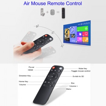 Smartldea M18 Projector HD 1080p Android 6.0 WiFi Mini Smart Home Cinema 3D Proyector Battery Beamer Support AirPlay Miracast