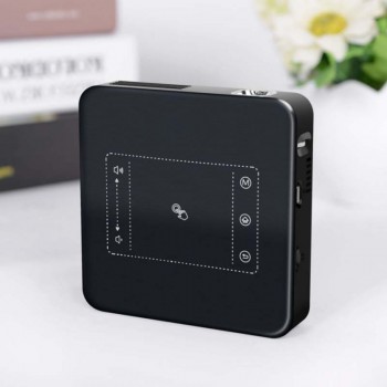 WZATCO D13 Android 7.1 Mini Pocket Projector 4K Smart Pico DLP Portable LED WIFI Built-in Battery Home Theater Beamer Proyector