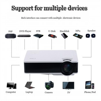 CRE X1600 mini HD lcd home theater projector led android wifi projector support 1080p with wireless screen mirroring function