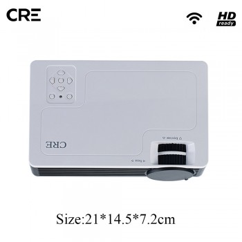 CRE X1600 mini HD lcd home theater projector led android wifi projector support 1080p with wireless screen mirroring function