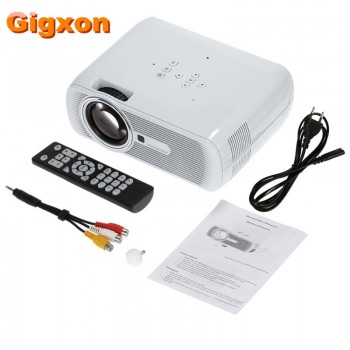 Gigxon - G80  1000 Ansi Lumens 1920*1080 Full HD Mini Portable Home Theater Proyector LCD Projector
