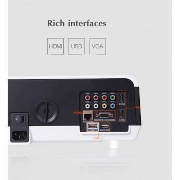 Native Full HD 1080P 5500Lumens Led Digital Smart 3D Projector,Perfect For Home Theater Projector