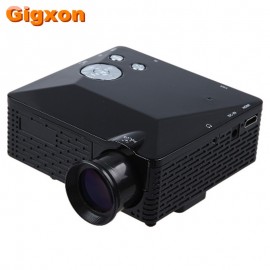 Gigxon - G810 HD Home Theater Cinema LCD Image System 80 Lumens MINI LED Projector with AV/VGA/SD/USB/HDMI free shipping