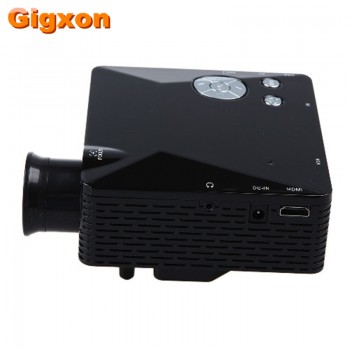Gigxon - G810 HD Home Theater Cinema LCD Image System 80 Lumens MINI LED Projector with AV/VGA/SD/USB/HDMI free shipping