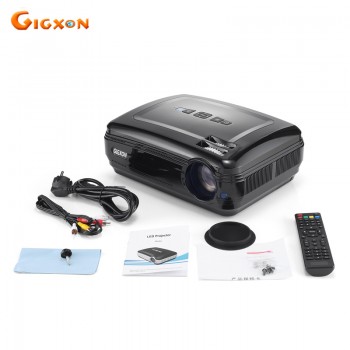 Gigxon G58 Full HD 3200 Lumens small Office Council Business Meeting use 1080P LCD LED projector Home Theater projector beamer