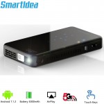 SmartIdea X2 Android7.1 mini phone projector 200lumen 5G wifi bluetooth battery for 3hours play touch keys HDMI in 1080P Beamer