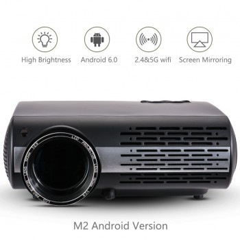 Smartldea 5500lumens M2 Full HD LED home theater projector Android wifi BT4.0 1080p beamer digital cinema video game proyector