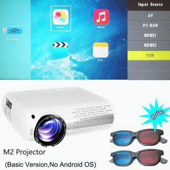 Smartldea 5500lumens M2 Full HD LED home theater projector Android wifi BT4.0 1080p beamer digital cinema video game proyector