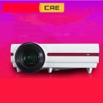 vga hdmi 3rca usb rj45 wifi projector  HD home theater multimedia Projector Support 1080P android system