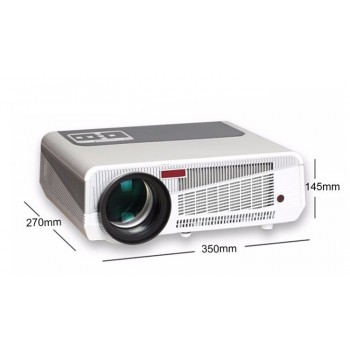 5500 lumens smart Android 4.4 lcd tv led projector support full hd 1080P 3d home theater digital video proyector beamer