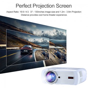 NOYAZU Android 6.0 Projector WIFI bluetooth Portable HD LED TV Projector 3D Home Theater LCD Projectors Video Projector Beamer