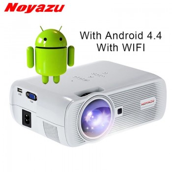 NOYAZU Android 6.0 Projector WIFI bluetooth Portable HD LED TV Projector 3D Home Theater LCD Projectors Video Projector Beamer