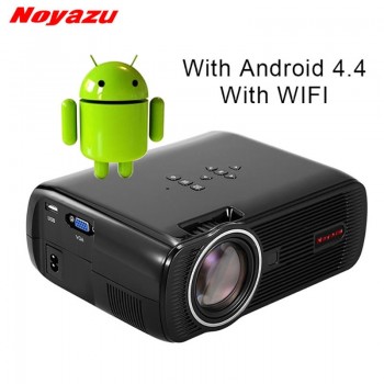 NOYAZU Android 6.0 Projector WIFI bluetooth Portable HD LED TV Projector 3D Home Theater LCD Projectors Video Projector Beamer
