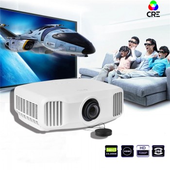 CRE X8000 3D Full HD 4K Projector, 3300 Lumens, 1920x 1200 Resolution. Based on Android 5.1, WIFI, Bluetooth. 4K Video Projector