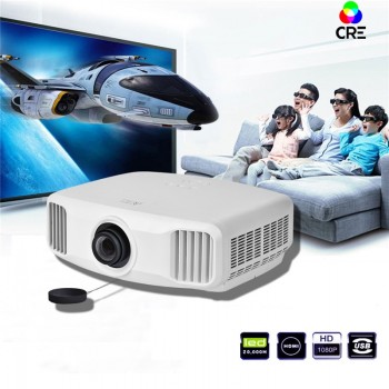 CRE X8000 3D Full HD 4K Projector, 3300 Lumens, 1920x 1200 Resolution. Based on Android 5.1, WIFI, Bluetooth. 4K Video Projector