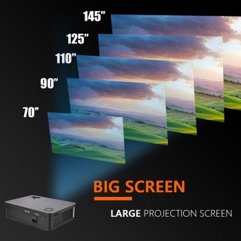 Wejoy LED Proyector L2+ for Home Theater Full HD Android System 5.8 Proyector Wifi Smart Video LCD Cinema Mini Beamer 1280*768