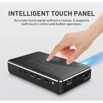Vivicine 4K Mini Projector M8,Android  6.0.1 Bluetooth 4.0, 4100mAh battery,Smart HDMI USB PC Game Mobile Proyector Beamer