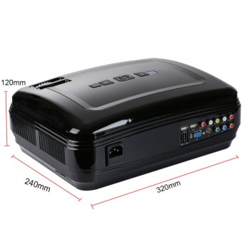 Clearance Stock !!! LED HD Projector Beamer 5000lumens LCD Proyector TV Full HD Video Home Theater Multimedia HDMI/VGA/ AV/USB