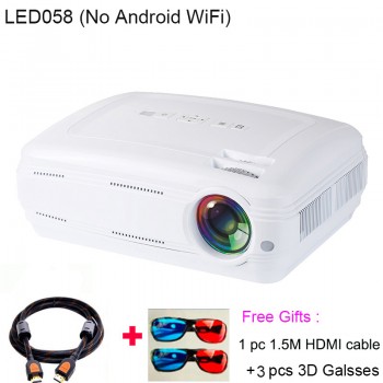 Clearance Stock !!! LED HD Projector Beamer 5000lumens LCD Proyector TV Full HD Video Home Theater Multimedia HDMI/VGA/ AV/USB