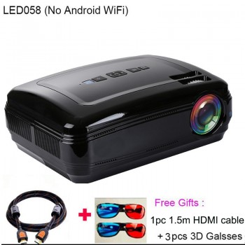 Clearance Stock !!! LED HD Projector Beamer 5000lumens LCD Proyector TV Full HD Video Home Theater Multimedia HDMI/VGA/ AV/USB