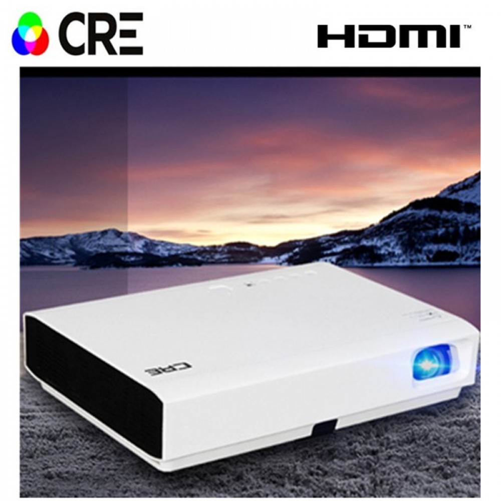 DLP projector with high bright 3LED light 3000lumen Screen Free TV projector with short throw projector