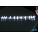 4piece/lot  BANDE LED VESTEL 32inch REV0.2 TIS-4A 94V-0 1612 VES315WNDA-01 NUEVAS   11LED  574MM