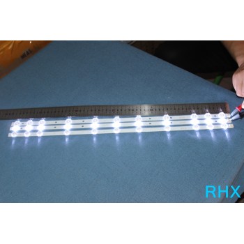 4piece/lot  BANDE LED VESTEL 32inch REV0.2 TIS-4A 94V-0 1612 VES315WNDA-01 NUEVAS   11LED  574MM