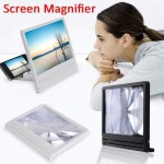 LumiParty 3D Mobile Phone Screen Magnifier HD Video Amplifier for Smartphone Stand Enlarger HD Video Magnifying Glass