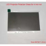 1 pcs free shipping thermal-isolating glass polarizer glass 96*60*1.2mm for 4 inch lcd diy led projector repair parts