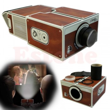 Portable Cardboard Smartphone Projector 2.0 / Assembled Phone Projector Cinema  Drop Shipping