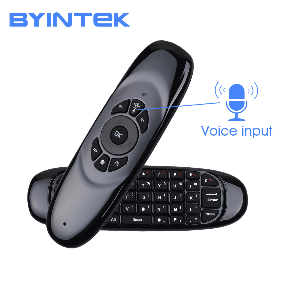 Voice Air Mouse Remote for BYINTEK Android Projector PC