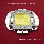 Free shipping DIY 1080p HD projector 120W high lumen 10000 10*7 diy/replace projector led COB LED Lamp Bridgelux chip 45mil