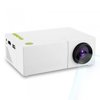 YG310 LCD Projector 600LM 320 x 240 1080P Mini Portable HD Movie LCD Projector Home Theater For Video Games TV Home Cinema