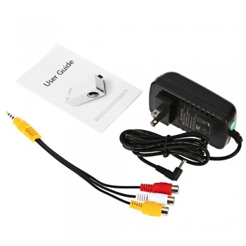YG310 LCD Projector 600LM 320 x 240 1080P Mini Portable HD Movie LCD Projector Home Theater For Video Games TV Home Cinema