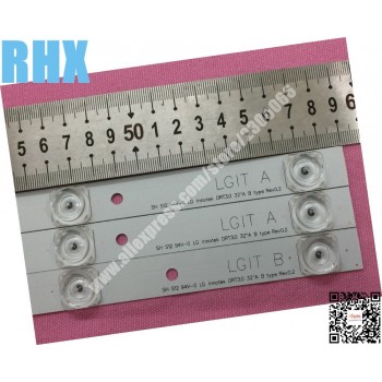 3piece/lot alternative 32 LG TV LED Backlight LV320DUE 6916L1974A 1975A 6916L-1974A 6916L-1975A 6916L-2223A 6916L-2224A 6LED