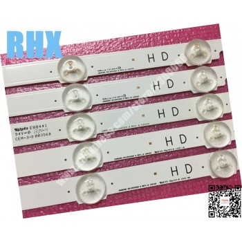 5piece/lot FOR samsung 32 inch UA32F4088AR LCD TV LED backlight D2GE-320SC0-R3 2013SVS32H 9 REV1.8 130103 1piece=9LED 650MM