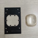 DIY LED projector square condenser lens with stand dedicated condenser lens square power LED lamp 62mm*52mm