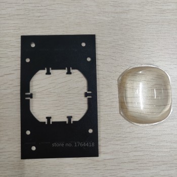 DIY LED projector square condenser lens with stand dedicated condenser lens square power LED lamp 62mm*52mm